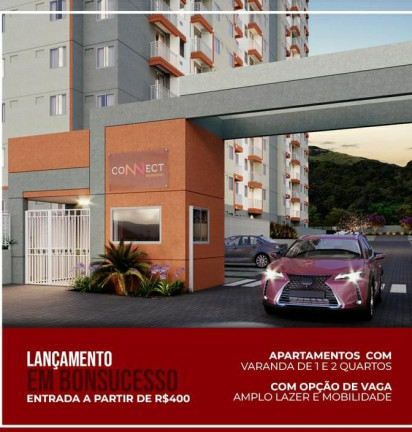 Imagem Apartamento com 2 Quartos à Venda, 46 m² em Bonsucesso - Rio de Janeiro