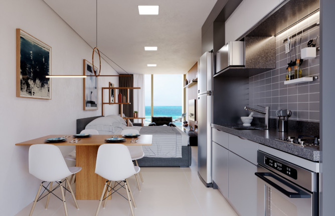 Imagem Apartamento com 1 Quarto à Venda, 30 m² em Pontal Do Cupe - Ipojuca