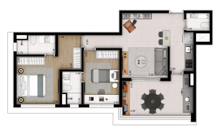 Imagem Apartamento com 3 Quartos à Venda, 166 m² em Vila Clementino - São Paulo