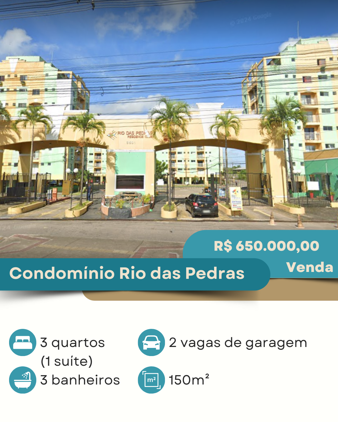 Foto do imóvel Apartamento com 3 Quartos à Venda, 150 m²em Mangueirão - Belém Foto do imóvel Apartamento com 3 Quartos à Venda, 150 m²em Mangueirão - Belém