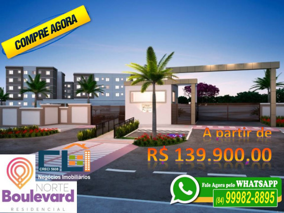 Imagem Apartamento com 2 Quartos à Venda, 42 m² em Pajuçara - Natal