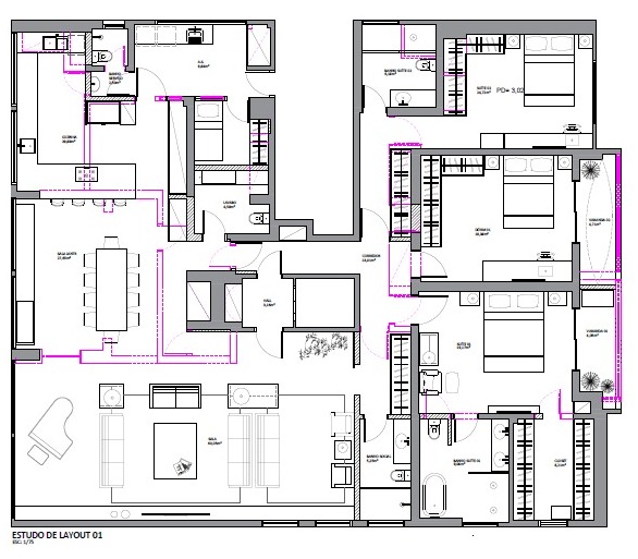 Imagem Apartamento com 3 Quartos à Venda, 289 m²em Higienópolis - São Paulo