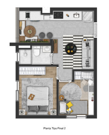 Imagem Studio com 1 Quarto à Venda, 24 m² em Centro - Osasco Imagem Studio com 1 Quarto à Venda, 24 m² em Centro - Osasco