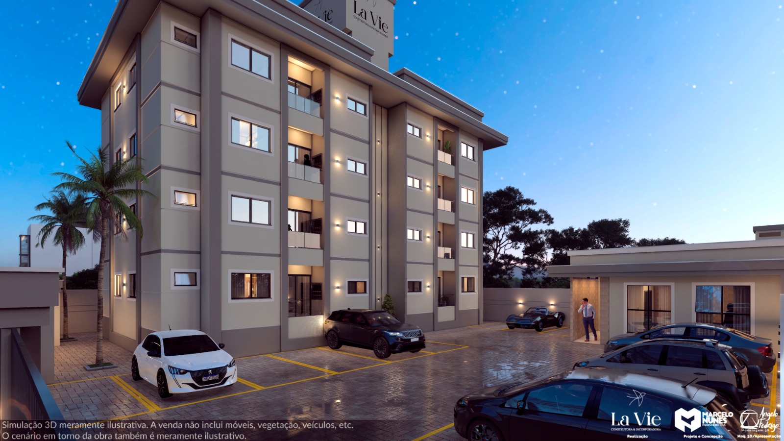 Imagem Apartamento com 2 Quartos à Venda, 53 m²em Areias - Tijucas