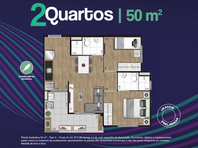 Imagem Apartamento com 2 Quartos à Venda, 50 m² em Várzea de Baixo - São Paulo