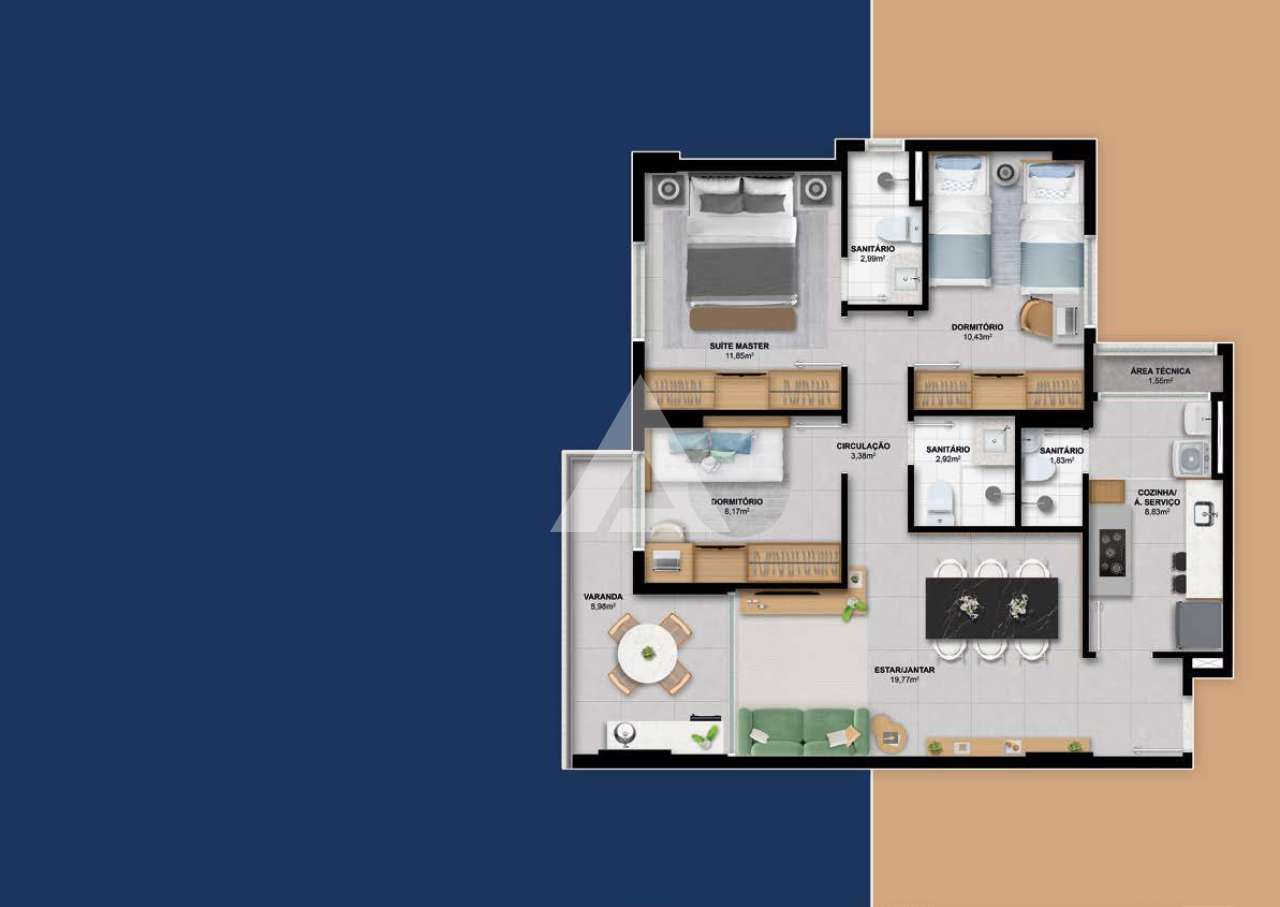 Imagem Apartamento com 2 Quartos à Venda, 62 m² em Rio Vermelho - Salvador Imagem Apartamento com 2 Quartos à Venda, 62 m² em Rio Vermelho - Salvador