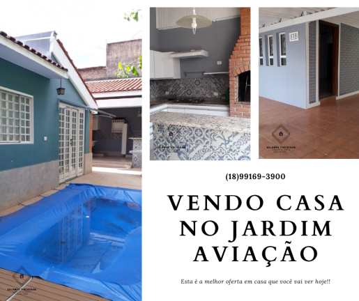 Imagem Casa com 3 Quartos à Venda, 141 m² em Vila Santa Izabel - Presidente Prudente