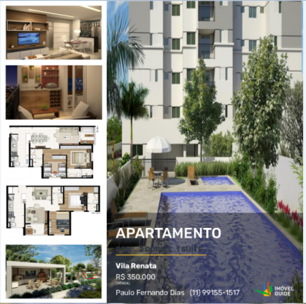 Imagem Apartamento com 2 Quartos à Venda, 58 m² em Vila Renata - Guarulhos