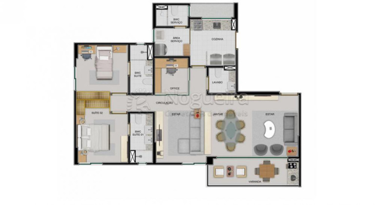 Imagem Apartamento com 3 Quartos à Venda, 97 m² em Santo Agostinho - Cabo de Santo Agostinho Imagem Apartamento com 3 Quartos à Venda, 97 m² em Santo Agostinho - Cabo de Santo Agostinho