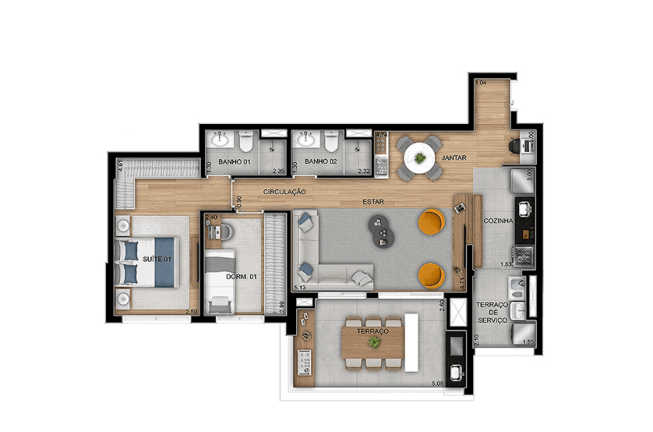 Imagem Apartamento com 3 Quartos à Venda, 70 m² em Vila Guilhermina - São Paulo Imagem Apartamento com 3 Quartos à Venda, 70 m² em Vila Guilhermina - São Paulo