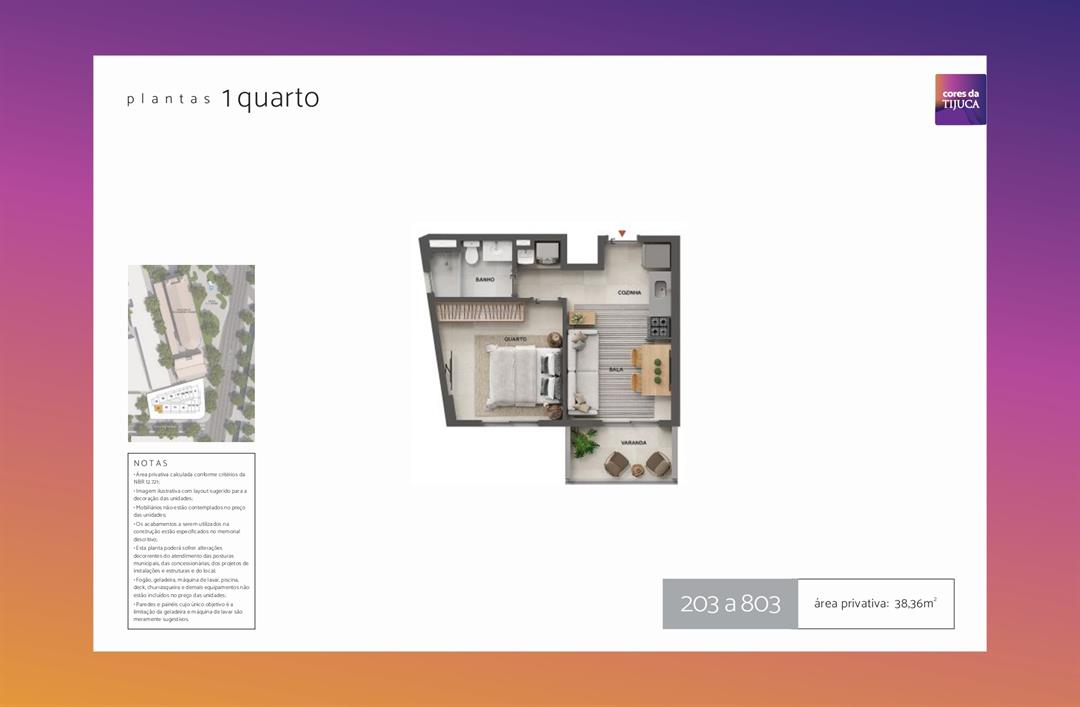 Imagem Studio com 1 Quarto à Venda, 37 m² em Tijuca - Rio de Janeiro Imagem Studio com 1 Quarto à Venda, 37 m² em Tijuca - Rio de Janeiro