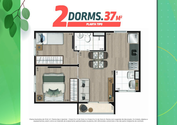 Imagem Apartamento com 2 Quartos à Venda,  em Vila Jaraguá - São Paulo