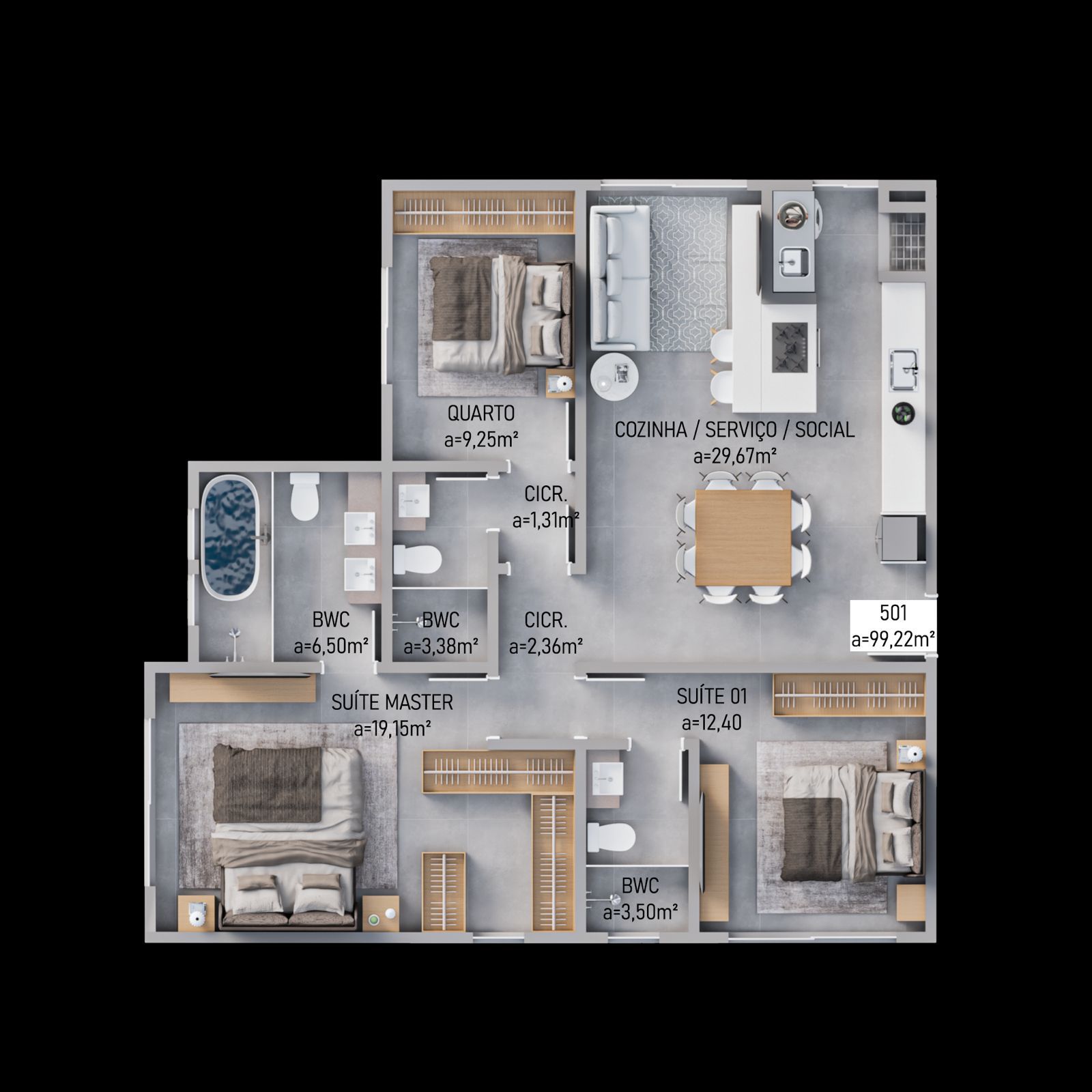 Imagem Apartamento com 3 Quartos à Venda, 72 m² em Pedra Branca - Palhoça Imagem Apartamento com 3 Quartos à Venda, 72 m² em Pedra Branca - Palhoça