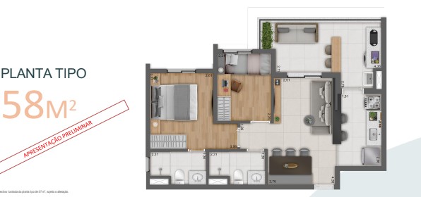 Imagem Apartamento com 2 Quartos à Venda, 58 m² em Caxingui - São Paulo Imagem Apartamento com 2 Quartos à Venda, 58 m² em Caxingui - São Paulo