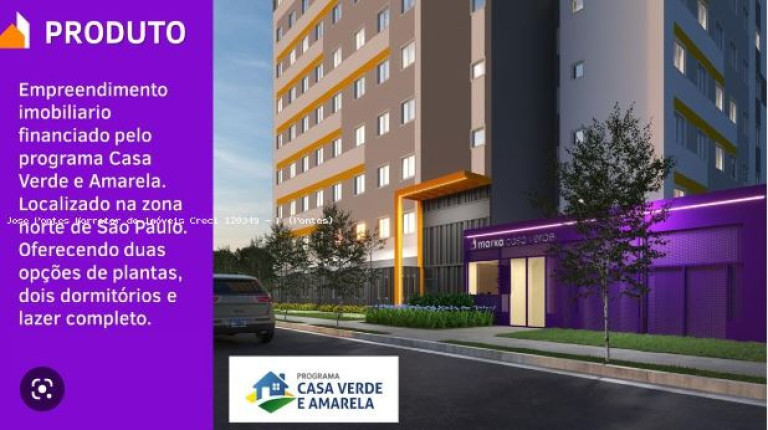 Apartamento com 2 Quartos à Venda,  em Casa Verde Alta - São Paulo
