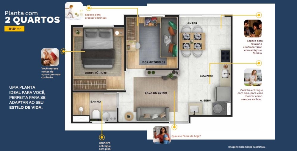 Imagem Apartamento com 2 Quartos à Venda, 36 m² em Afogados - Recife Imagem Apartamento com 2 Quartos à Venda, 36 m² em Afogados - Recife