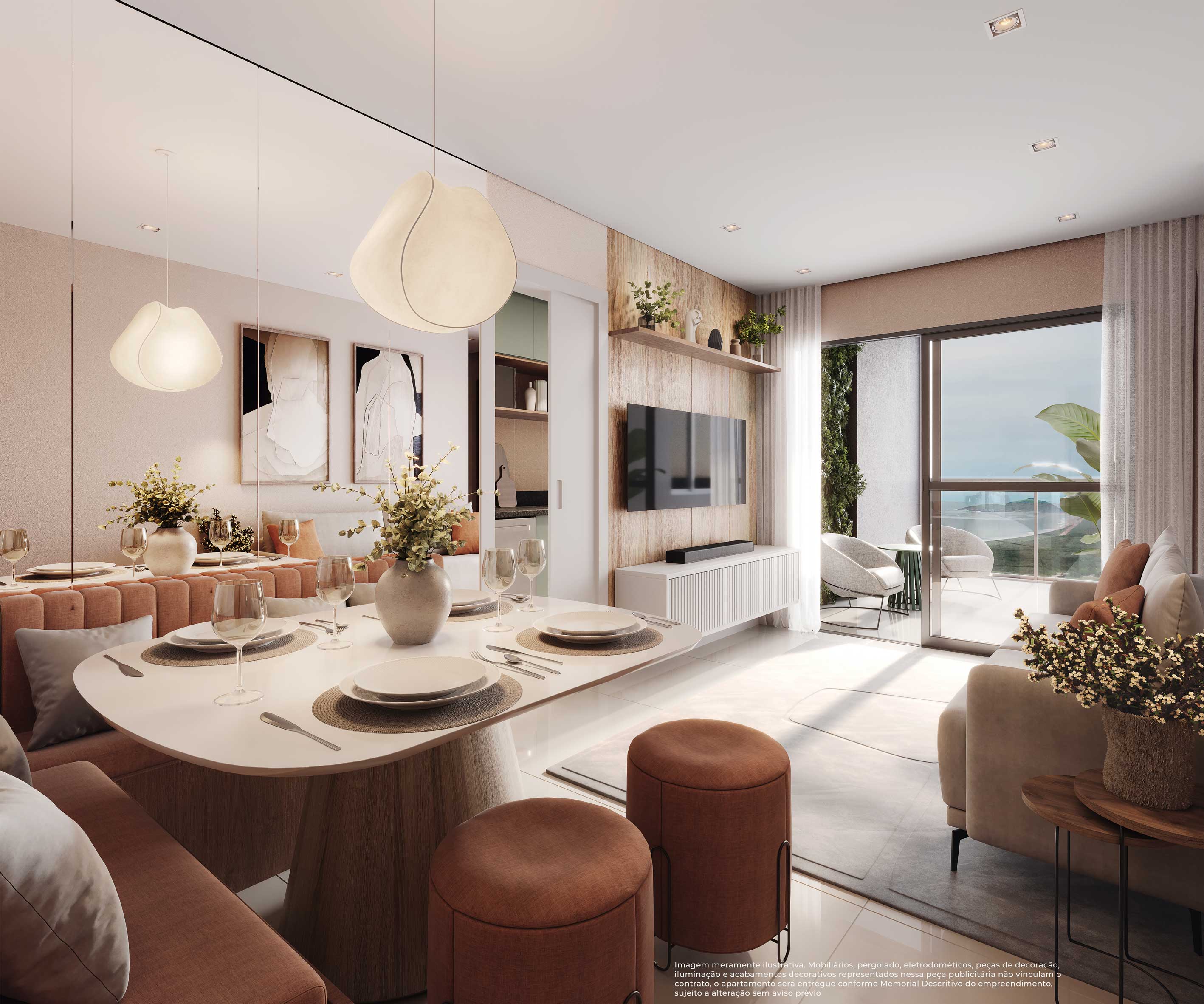 Imagem Apartamento com 2 Quartos à Venda, 57 m²em Praia de Itaparica - Vila Velha