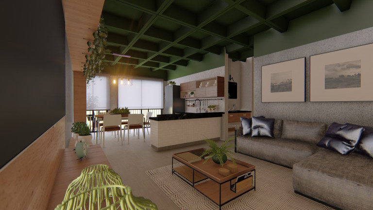 Imagem Apartamento com 1 Quarto à Venda,  em Setor Marista - Goiânia