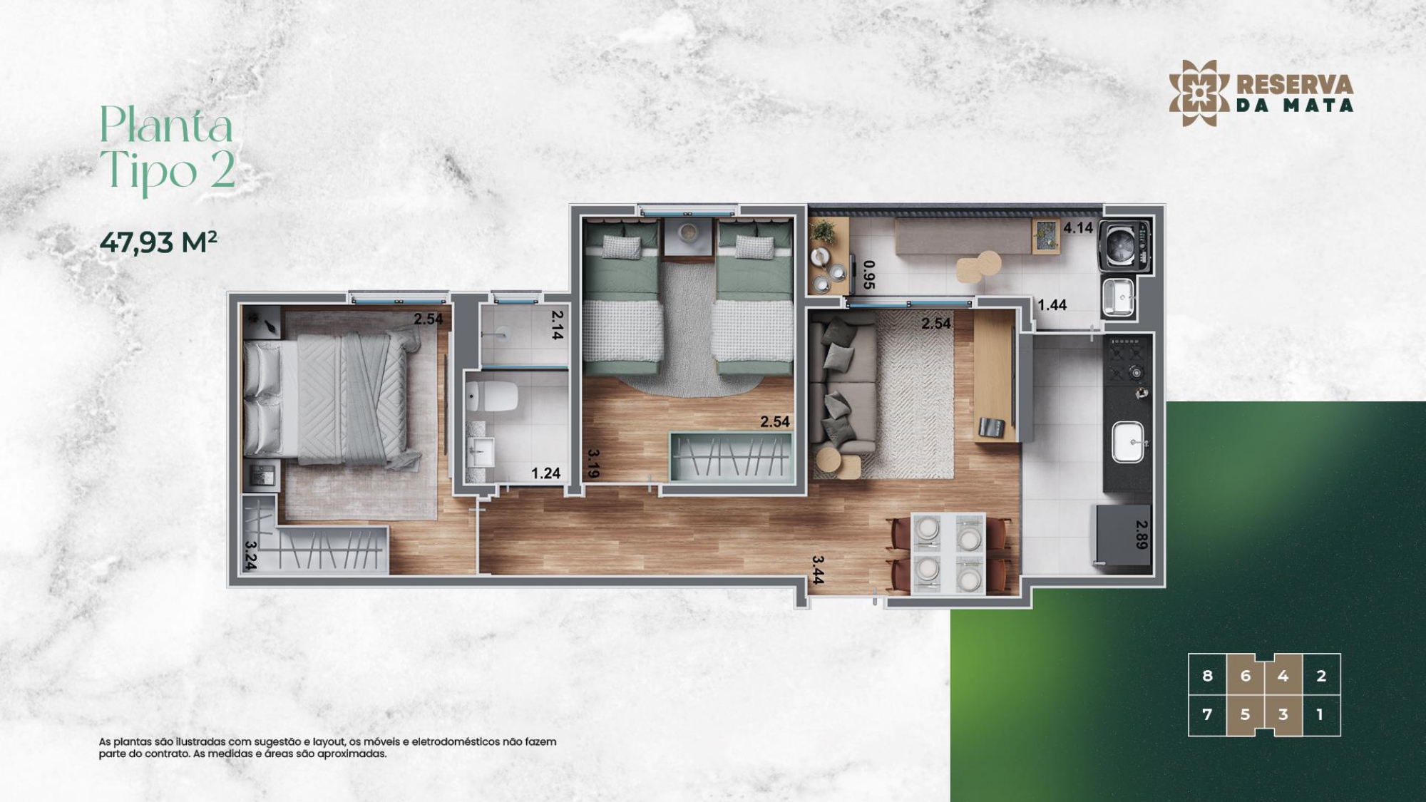 Imagem Apartamento com 2 Quartos à Venda, 48 m²em Real Sul - Ribeirão Preto