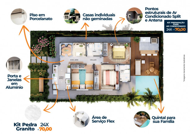 Imagem Casa com 2 Quartos à Venda, 180 m² em Marimbá - Betim Imagem Casa com 2 Quartos à Venda, 180 m² em Marimbá - Betim