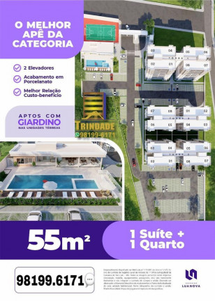 Imagem Apartamento com 2 Quartos à Venda, 55 m² em Turu - São Luís Imagem Apartamento com 2 Quartos à Venda, 55 m² em Turu - São Luís