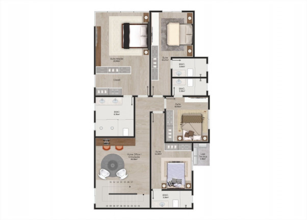Imagem Apartamento com 3 Quartos à Venda, 126 m² em Pioneiros - Balneário Camboriú