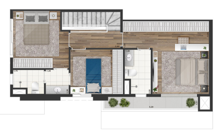 Imagem Apartamento com 2 Quartos à Venda, 52 m² em Indianópolis - São Paulo