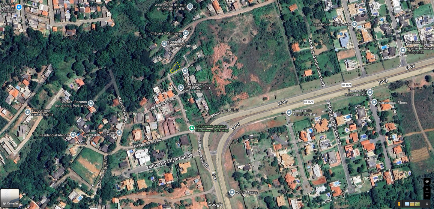 Terreno à Venda, 575 m²em Setor Habitacional Arniqueira (Águas Claras) - Brasília
