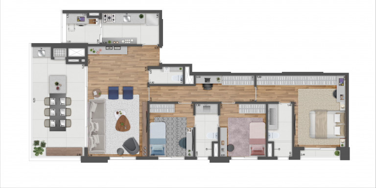 Imagem Apartamento com 3 Quartos à Venda, 111 m²em Água Branca - São Paulo