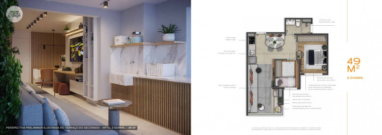 Imagem Apartamento com 2 Quartos à Venda, 45 m² em Penha de França - São Paulo