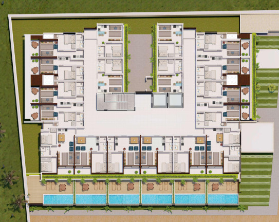 Imagem Apartamento com 1 Quarto à Venda, 25 m² em Praia dos Carneiros - Tamandaré