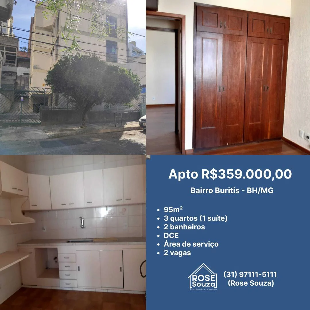 Foto do imóvel Apartamento com 2 Quartos à Venda, 95 m²em Buritis - Belo Horizonte Foto do imóvel Apartamento com 2 Quartos à Venda, 95 m²em Buritis - Belo Horizonte