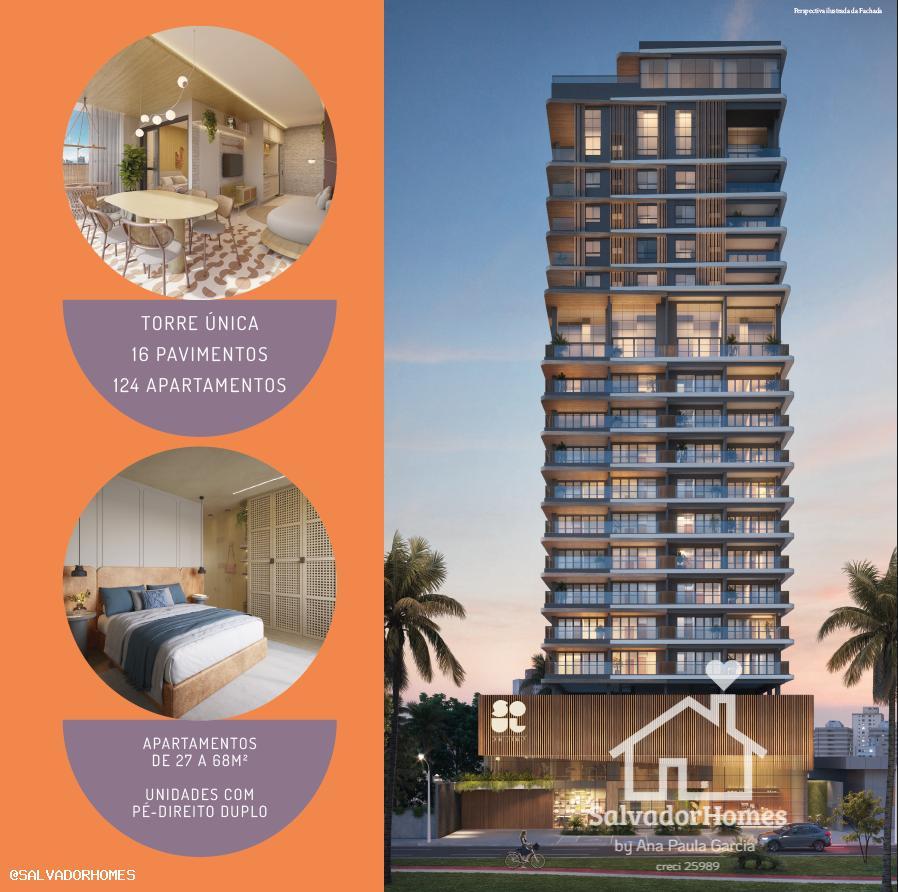 Imagem Apartamento com 1 Quarto à Venda, 31 m² em Ondina - Salvador