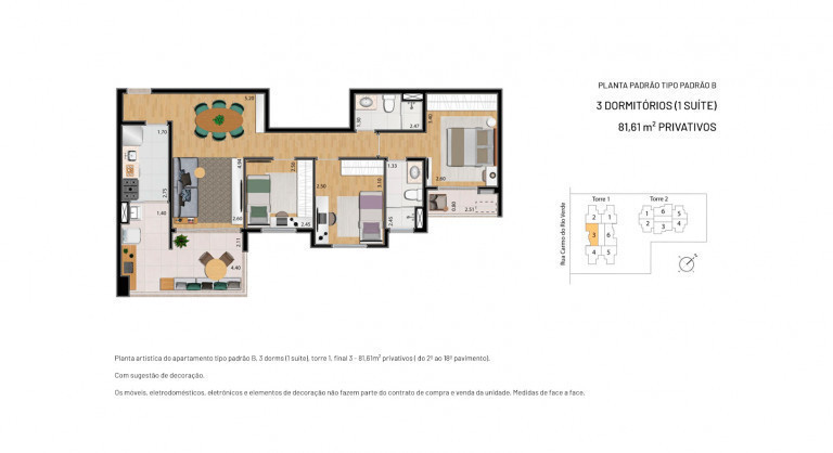 Imagem Apartamento com 3 Quartos à Venda, 84 m² em Jardim Caravelas - São Paulo