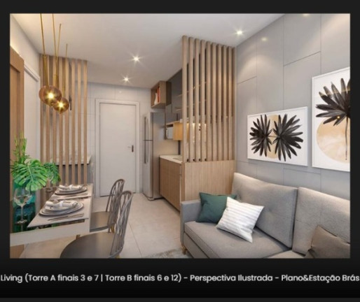 Imagem Apartamento com 2 Quartos à Venda, 32 m² em Brás - São Paulo