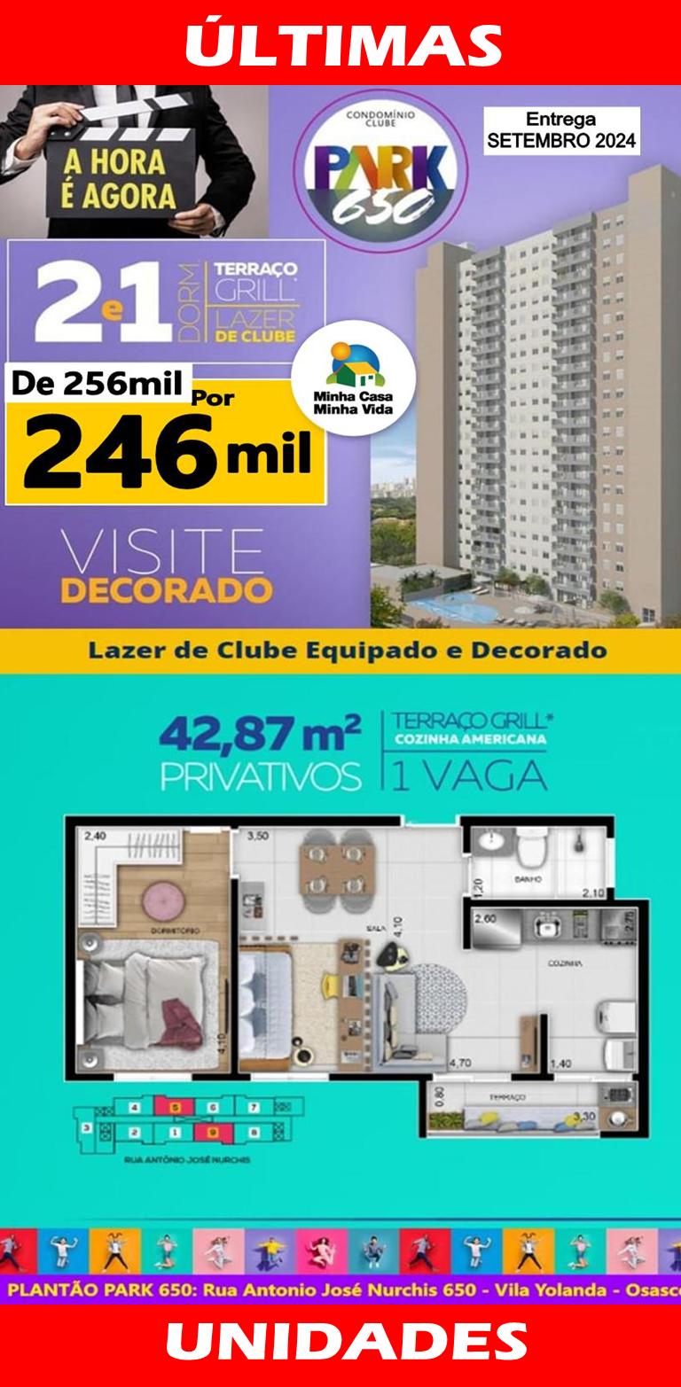 Imagem Apartamento com 2 Quartos à Venda, 42 m²em Vila Yolanda - Osasco