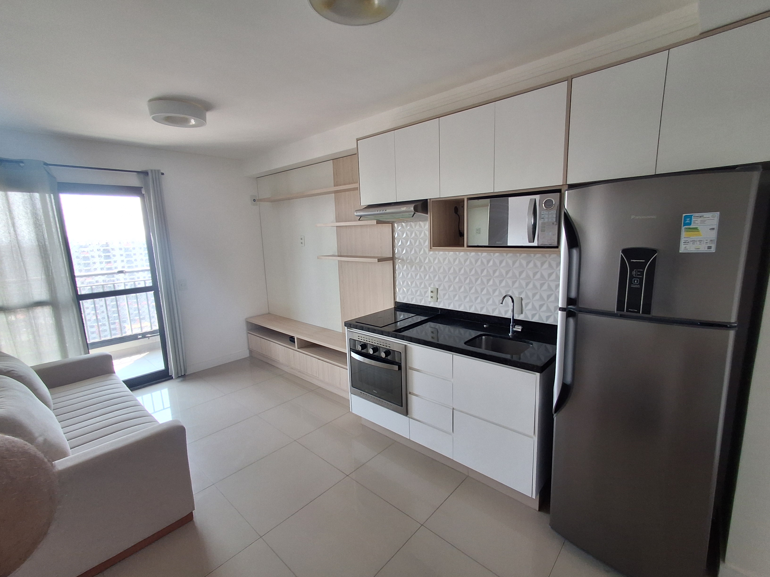 Apartamento com 1 Quarto para Alugar, 38 m²em Mirandópolis - São Paulo