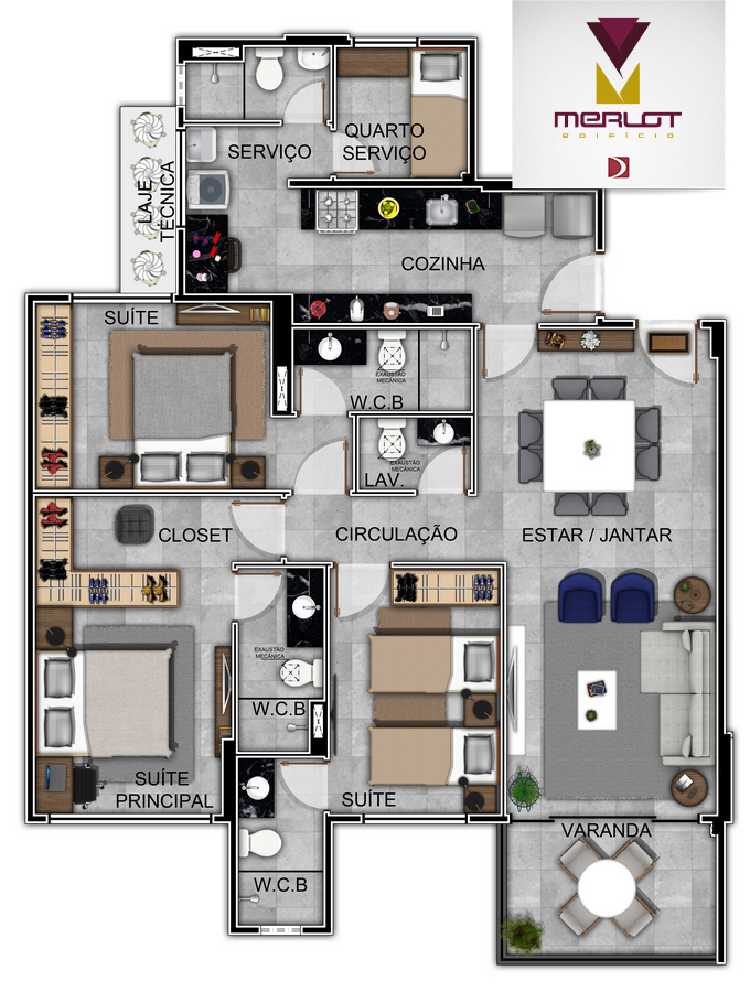 Imagem Apartamento com 3 Quartos à Venda, 117 m² em Jatiúca - Maceió Imagem Apartamento com 3 Quartos à Venda, 117 m² em Jatiúca - Maceió