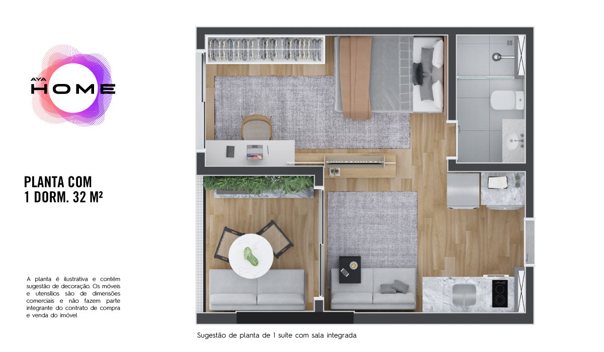 Imagem Apartamento com 1 Quarto à Venda, 31 m² em Centro - Curitiba Imagem Apartamento com 1 Quarto à Venda, 31 m² em Centro - Curitiba