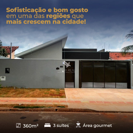 Imagem Casa com 3 Quartos à Venda, 200 m² em Vila Danúbio Azul - Campo Grande Imagem Casa com 3 Quartos à Venda, 200 m² em Vila Danúbio Azul - Campo Grande