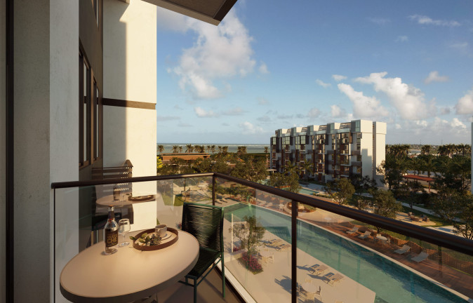Imagem Apartamento com 1 Quarto à Venda, 24 m² em Praia dos Carneiros - Tamandaré