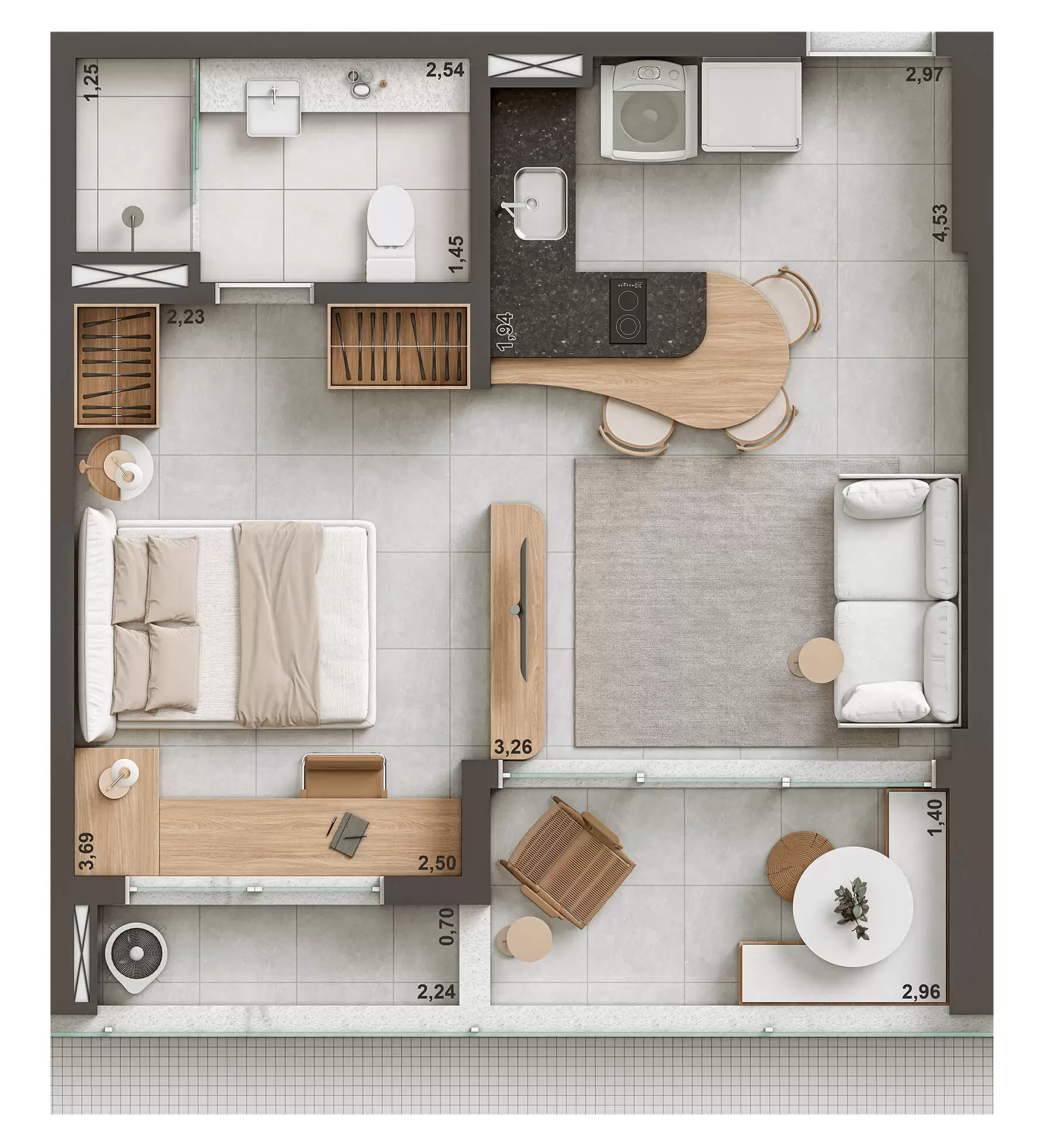 Imagem Apartamento com 1 Quarto à Venda, 42 m² em Aldeota - Fortaleza Imagem Apartamento com 1 Quarto à Venda, 42 m² em Aldeota - Fortaleza