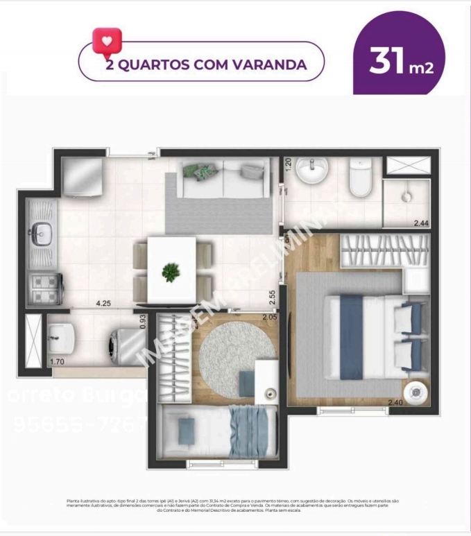 Imagem Apartamento com 2 Quartos à Venda, 34 m² em Vila Zelina - São Paulo Imagem Apartamento com 2 Quartos à Venda, 34 m² em Vila Zelina - São Paulo