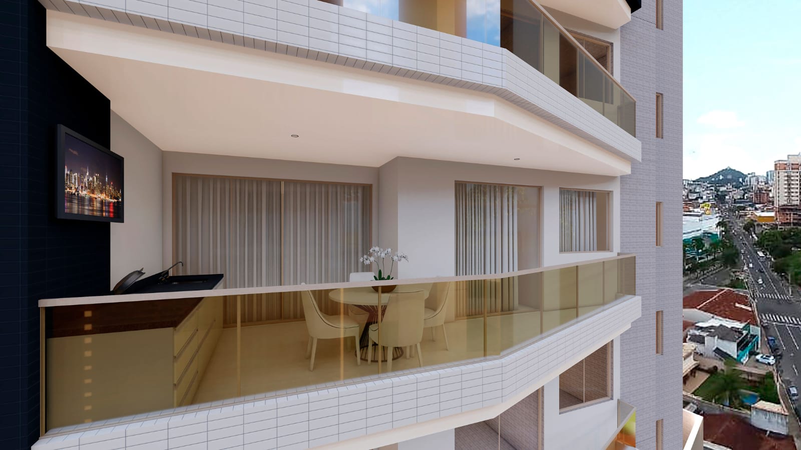 Imagem Apartamento com 3 Quartos à Venda, 98 m² em Praia de Itaparica - Vila Velha Imagem Apartamento com 3 Quartos à Venda, 98 m² em Praia de Itaparica - Vila Velha
