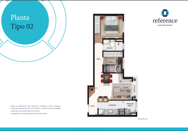 Imagem Apartamento com 2 Quartos à Venda, 46 m² em Jardim Bela Vista - Guarulhos