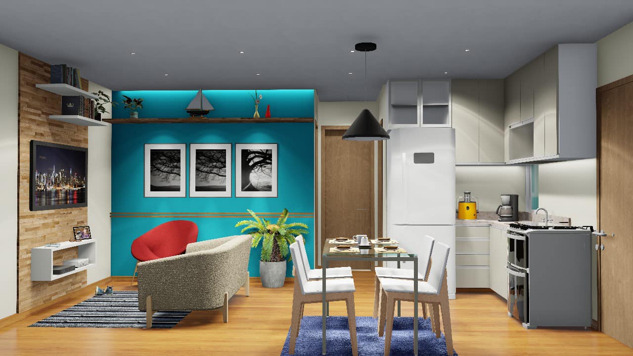 Imagem Apartamento com 2 Quartos à Venda, 50 m² em Fanchem - Queimados