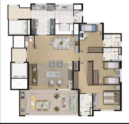 Imagem Apartamento com 3 Quartos à Venda ou Locação, 134 m²em Bosque da Saúde - São Paulo Imagem Apartamento com 3 Quartos à Venda ou Locação, 134 m²em Bosque da Saúde - São Paulo