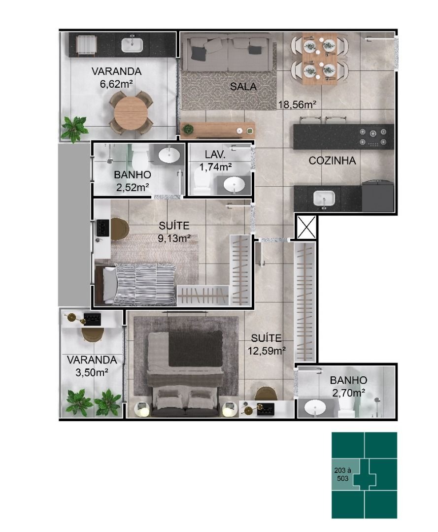 Imagem Apartamento com 2 Quartos à Venda, 63 m² em Piratininga - Niterói Imagem Apartamento com 2 Quartos à Venda, 63 m² em Piratininga - Niterói