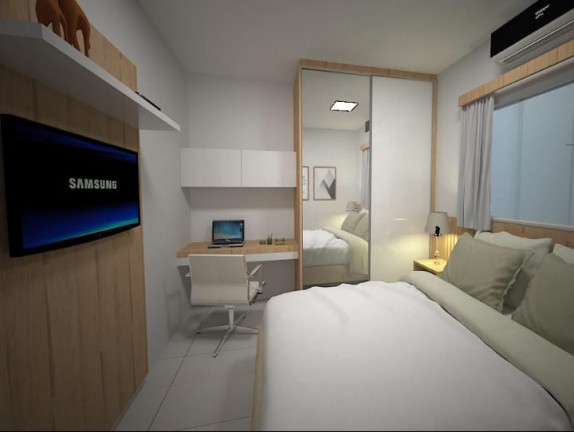 Imagem Flat com 1 Quarto para Alugar, 40 m² em Calhau - São Luís