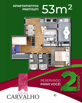 Imagem Apartamento com 2 Quartos à Venda, 55 m² em Vila Carvalho - Sorocaba Imagem Apartamento com 2 Quartos à Venda, 55 m² em Vila Carvalho - Sorocaba